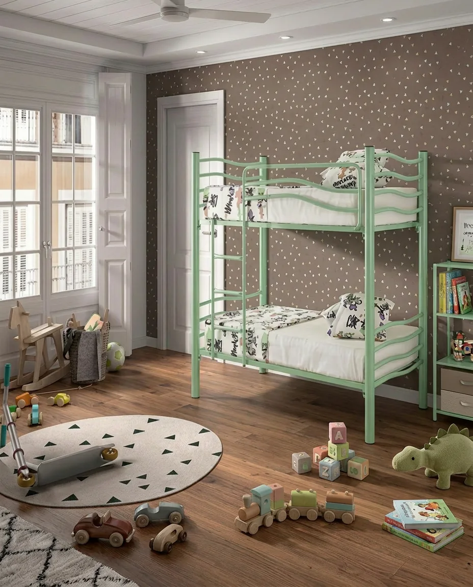 Dormitorio juvenil con litera